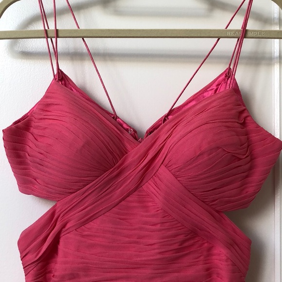 WORN ONCE Aidan Mattox Chiffon Gown - Picture 4 of 7